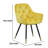 18'' H Tufted Velvet Armchair-1601370385