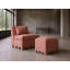 Repose-pieds Lowry Dusty Rose