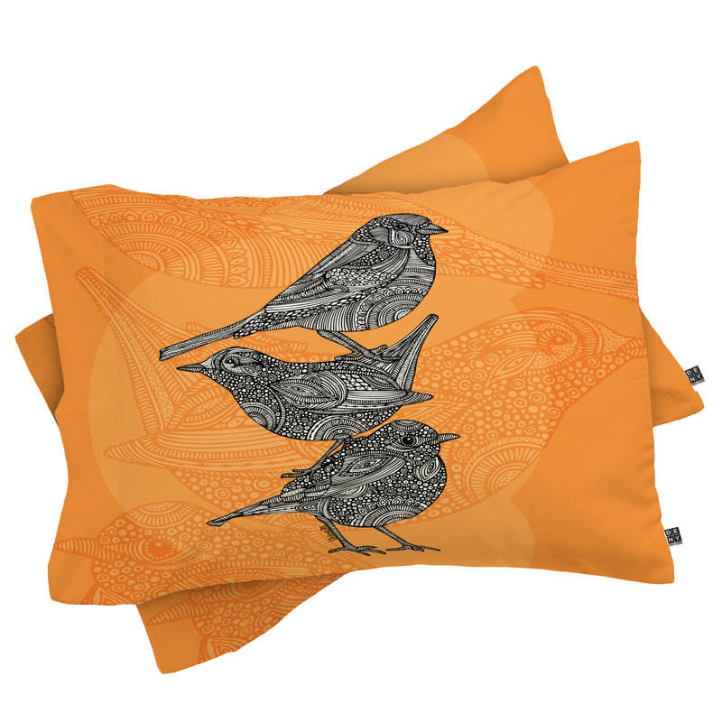 3 Little Birds Pillowcase, Standard