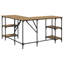 L-Shaped Metal Base Computer Desk-1263426039