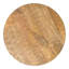 Solid Mango Wood Contemporary Accent Table with Textured Finish, Fully Assembled-1587824729