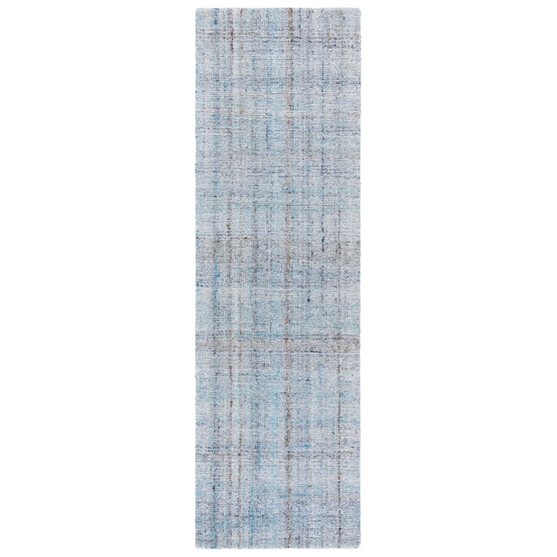 Abstract Hand Tufted Performance Solid Color Indoor Rug, Runner 2'3" x 8'