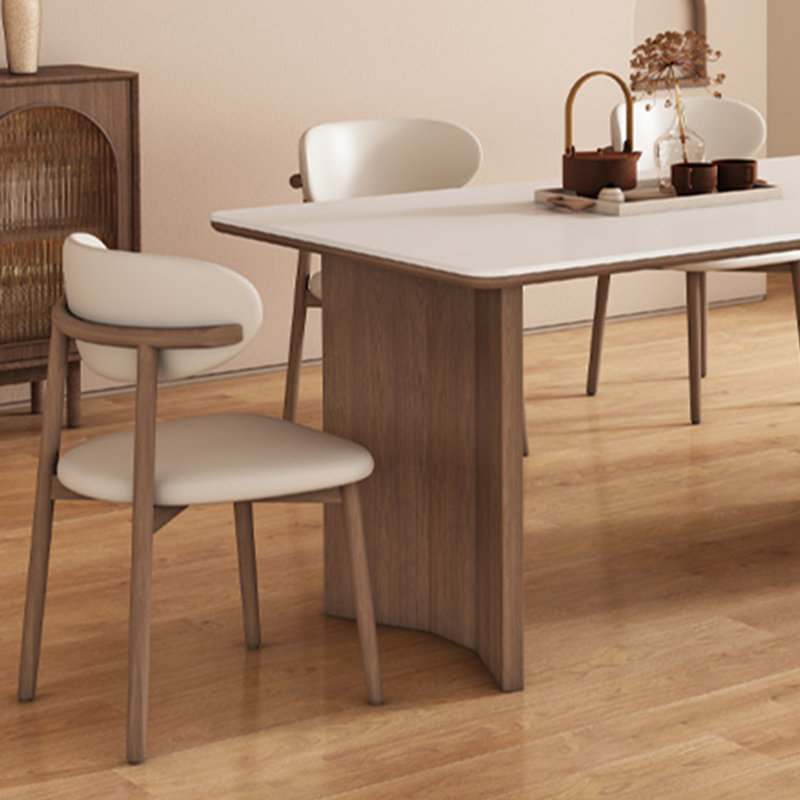 Table de salle à manger moderne et simple familiale, H 29,5 po x L 70,8 po x l 35,4 po