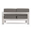 Canapé modulaire d'extérieur en forme de L de 81 po avec coussins Caggiano