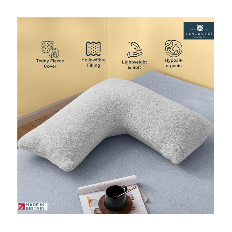 Rokeya W40cm Soft Support Pillow, Grey