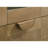 Distressed Light Brown 4-door Display Cabinet