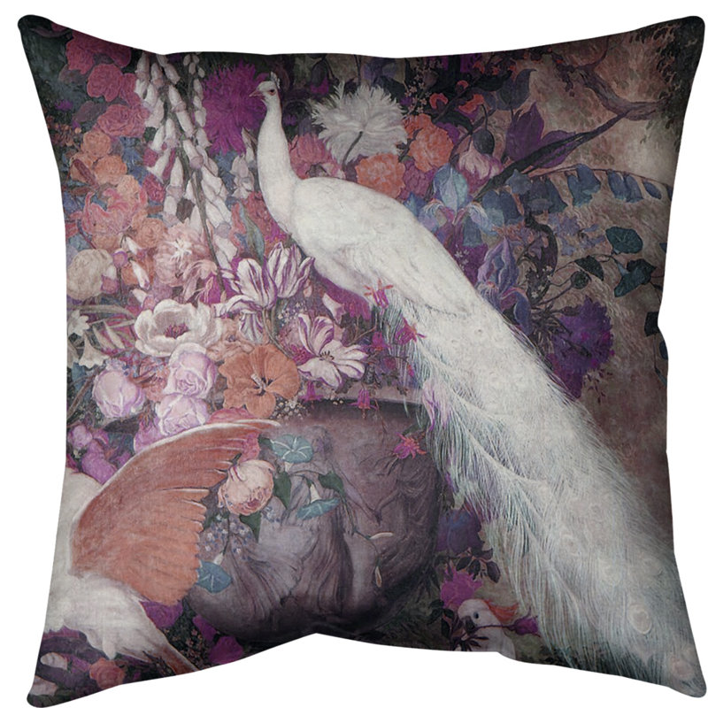 Coussin de sol Jessie Arms Botke, 28 po x 28 po, Rose