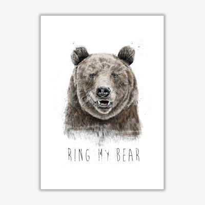 Ring My Bear by Mercedes Lopes Charro - Print