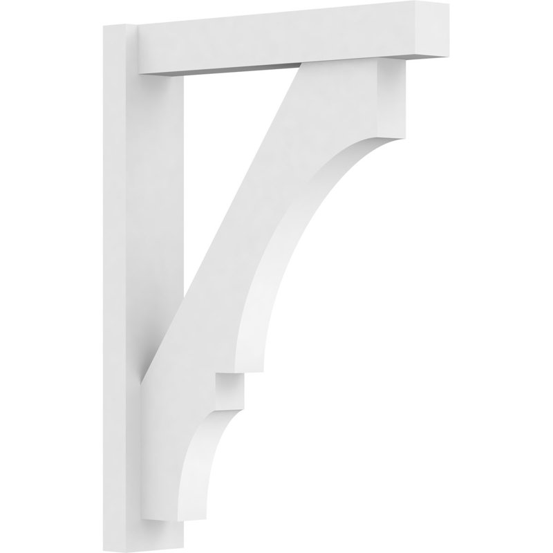 L 5 po x P 24 po x H 32 po Balboa de qualité architecturale en PVC avec embouts de bloc, H 32 po x P 24 po, L 5 po