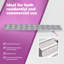 Silver Aluminium Stair Treads Rectangular-1426036006