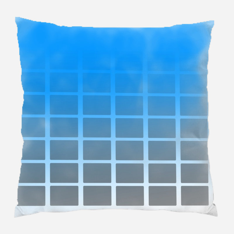 Coussin décoratif grille