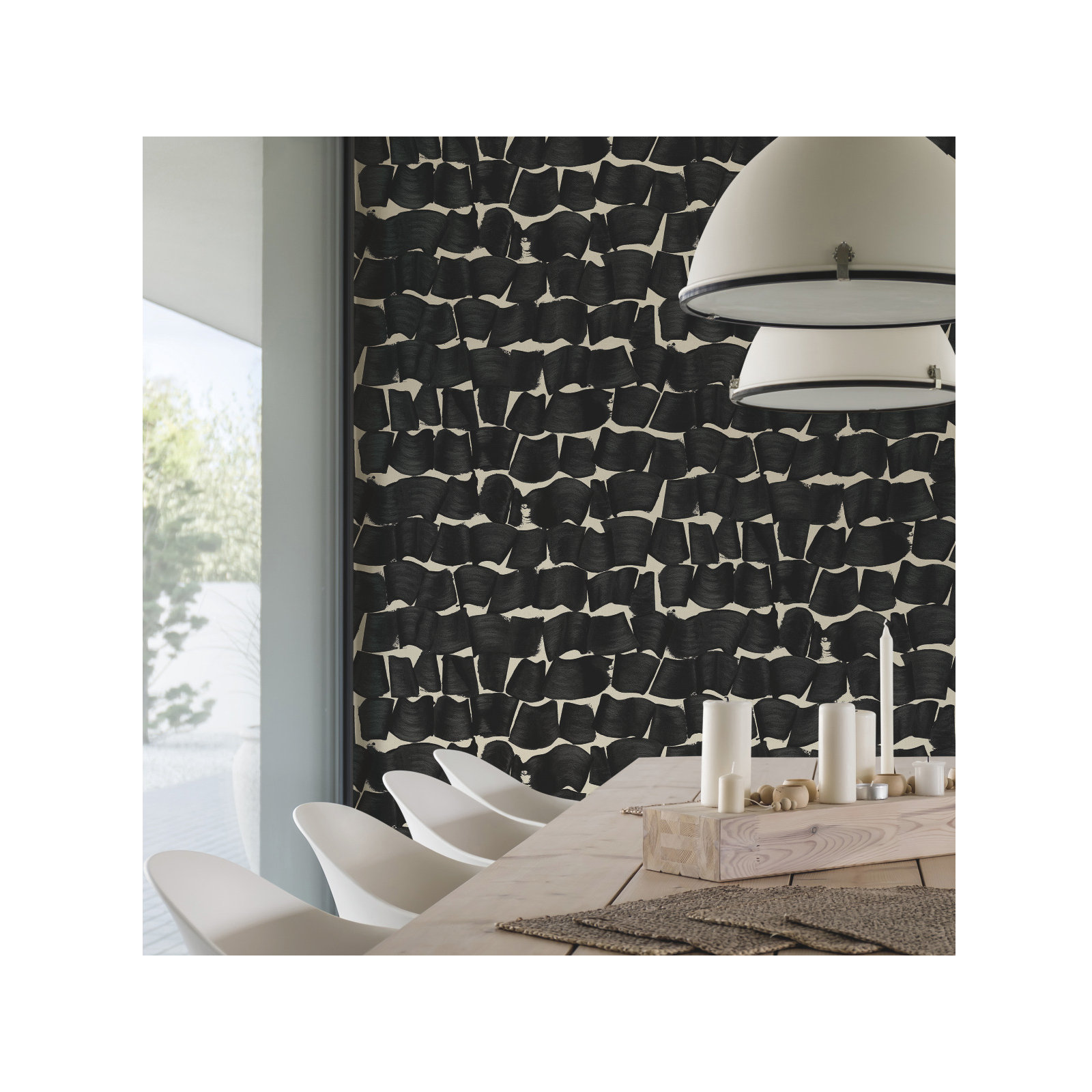 Ama Abstract Roll, Black