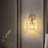 Glass Crystal Dimmable Armed Wall Sconce(set of 2)-723689664