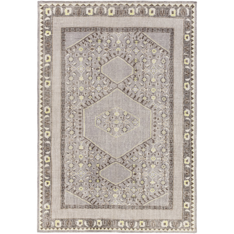 Elsea Wool Oriental Indoor Rug, Rectangle 3'6" x 5'6"