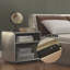 Table de chevet en aluminium Brancaster avec USB