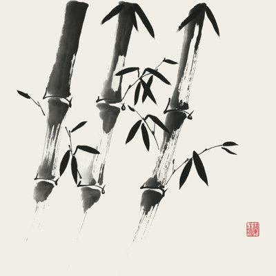 Bamboo Collection I - Wrapped Canvas Painting