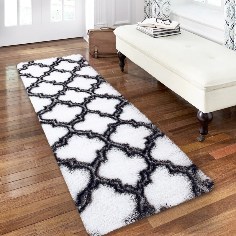 Shag Rugs for Living Room Moroccan Area Rugs for Bedroom Fluffy Fuzzy Shag Shaggy Carpet Modern Soft Plush Fur Rug for Kids Room Bedroom Dorm Decor Playroom