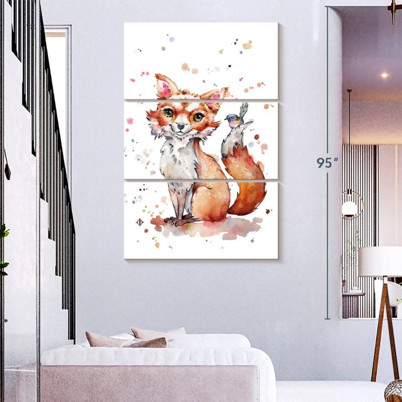 Brampt Sweet Fox, 74" H x 48" W