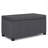 Dover 36"W Upholstered Linen Look Fabric Contemporary Rectangular Storage Ottoman with Lift Top-267568166