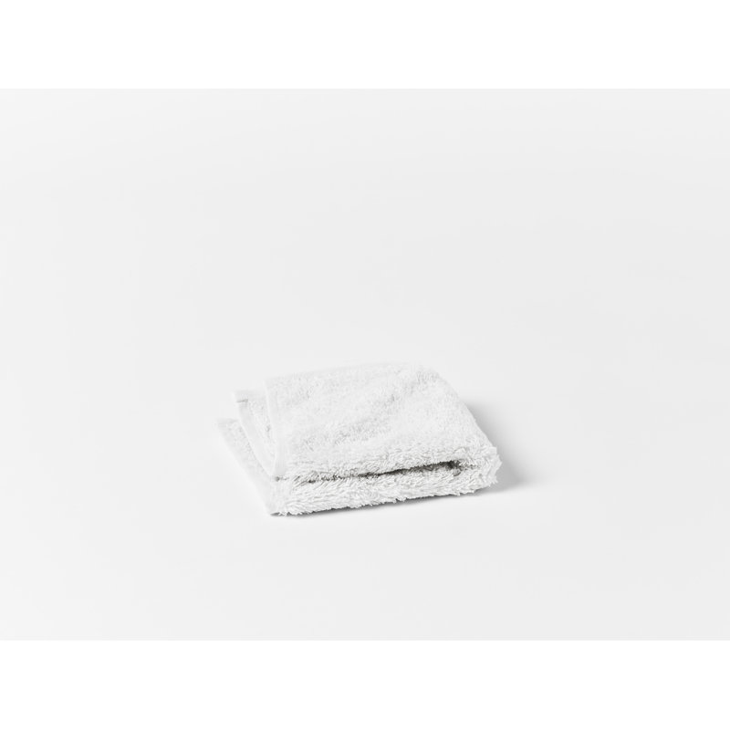 Cloud Loom 100% Cotton Plush Bath Towel, Alpine White, Washcloth - 1 Pack