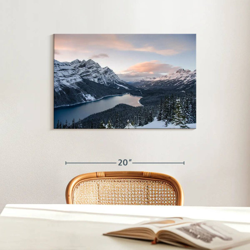 Kerrick, Banff sous la neige, H 16 po x l 24 po