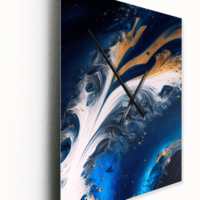 Janayla - Horloges murales modernes, H 32 po x l 24 po x P 1 po