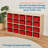 ECR4Kids Scoop Front Plastic Storage Bins, Multipurpose Organization, 20-Piece-100481581