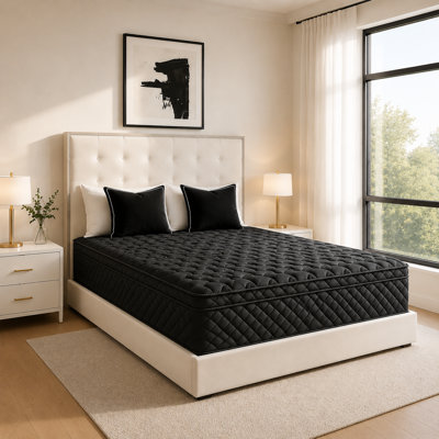 Matelas hybride en mousse mémoire et gel de fermeté moyenne de 14 pouces avec CertiPUR-US