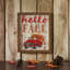 Panneau mural Shiplap Hello Fall Truck 13 x 11