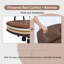 Chaise longue ergonomique rembourrée avec structure en métal et accoudoirs-183225682