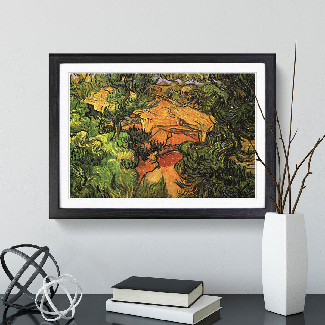 Entrance to a Quarry by Vincent Van Gogh - Picture Frame Painting