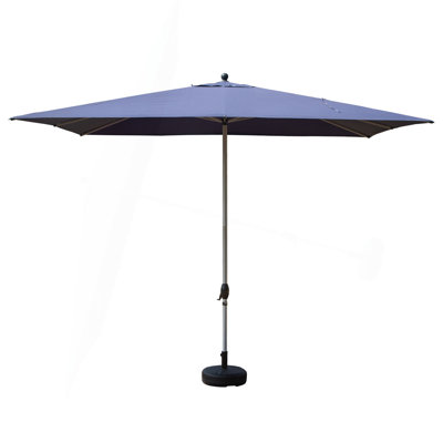 Rectangle Patio Umbrella With Crank Lift (Base Not Included)