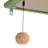 Ellamaria 90.2-108" Multi-purpose floor standing cat climbing tower with platform, adjustable height, toy ball, anti-tip design for cats up to 10 lbs.