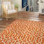 Tapis intérieur / extérieur géométrique orange Gul-2012017077
