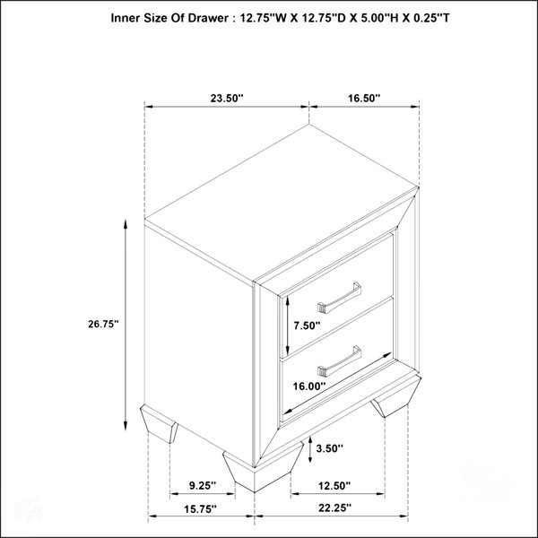 Dimensions du produit