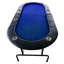 Table de poker pliable à 8 joueurs de 73 po INO Design, série Light avec porte-gobelets à rails rembourrés-108112235