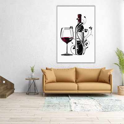 «In Wine Truth», impression sur toile