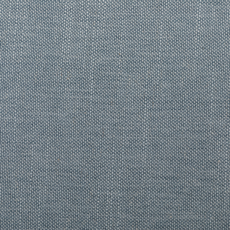 Barbel Upholstered Swivel Armchair, Light Blue Polyester Blend