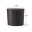 Table d'appoint en osier pour l'extérieur Kingstown RD