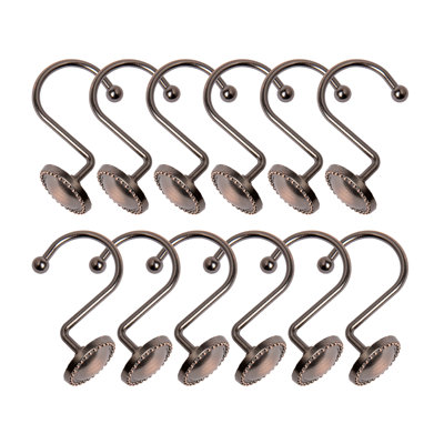 Zinc Shower Curtain Hook