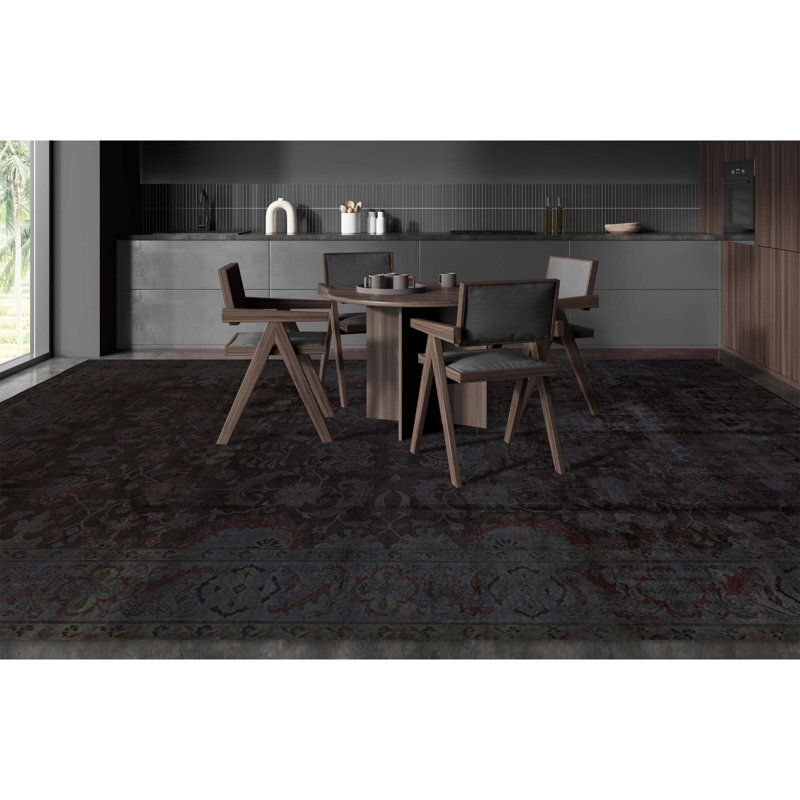 Overdyed One-of-a-Kind 10'2" X 13'11" Area Rug