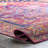 Aliece Bohemian Medallion Power Loom Performance Pink/Orange Rug-759225948