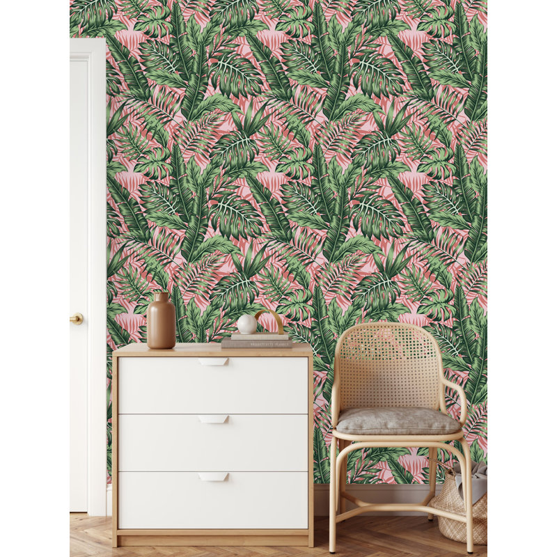 Panneau de papier peint Elrosa, L 18,75 po x l 25 po, Papier