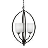 Lustre géométrique unique à 3 lumières Albreda