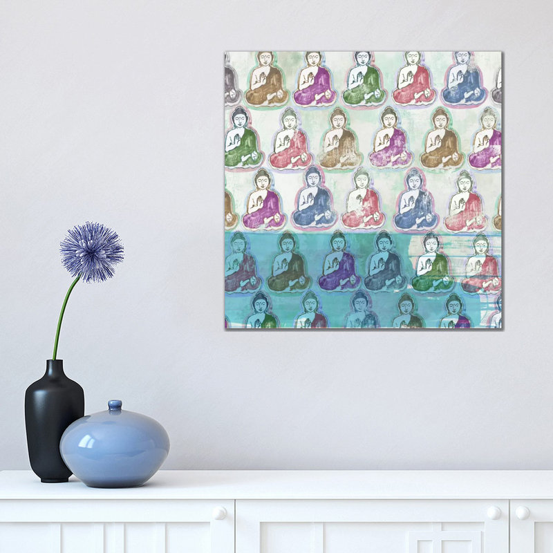 Buddha Print by Aimee Wilson - Wrapped Canvas Painting, 45.72 cm H x 45.72 cm W x 1.91 cm D