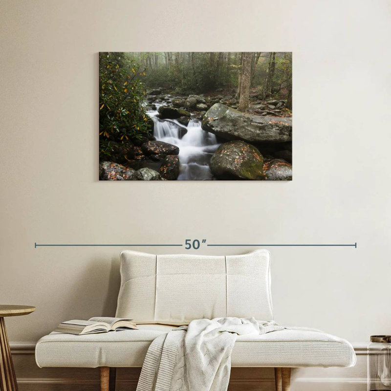 Alvord Smoky Mountains Stream, 24" H x 36" W
