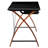 Piestewa Glass L-Shape Corner Computer Desk with Pull-Out Keyboard Tray