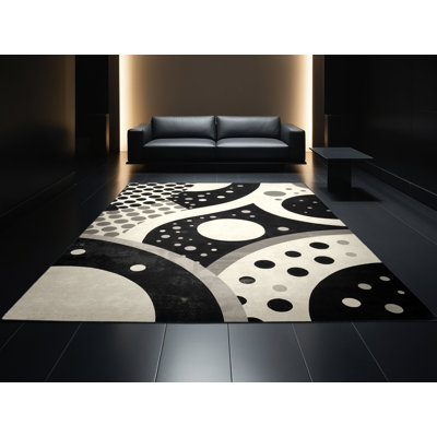 Tapis marocain beige décontracté à la machine Pavla