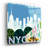 Art mural en verre New York City Life Nyc 'par Michael Mullan-562887737
