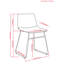 Chaise de salle à manger rembourrée Warner-70211926